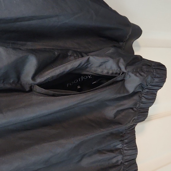 FootJoy FJ black Golf windbreaker jacket Saratoga National Golf Club XL - Picture 5 of 10